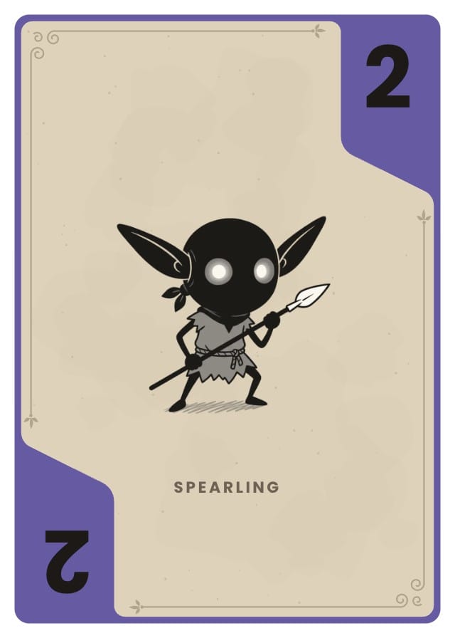 Rabble Number Card Game Template design 4