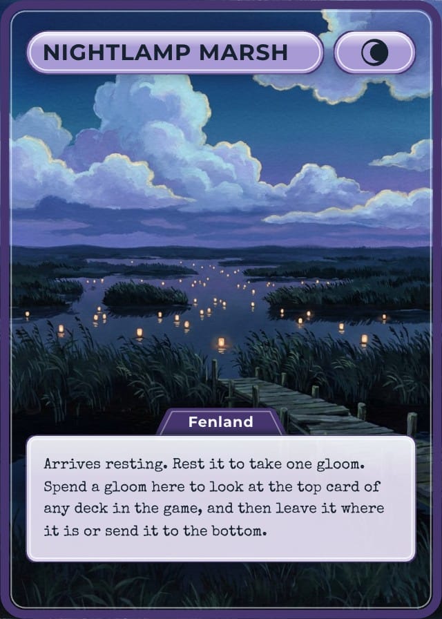 Waymark Land Card Game Template design 5