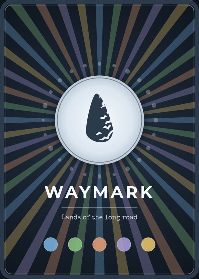 Waymark Land Card Game Template design 6