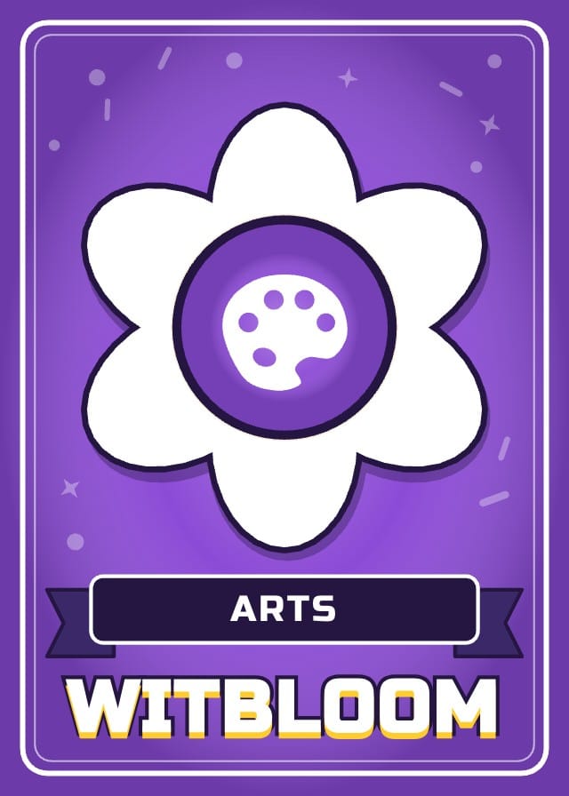 Witbloom Trivia Game Template card design 11