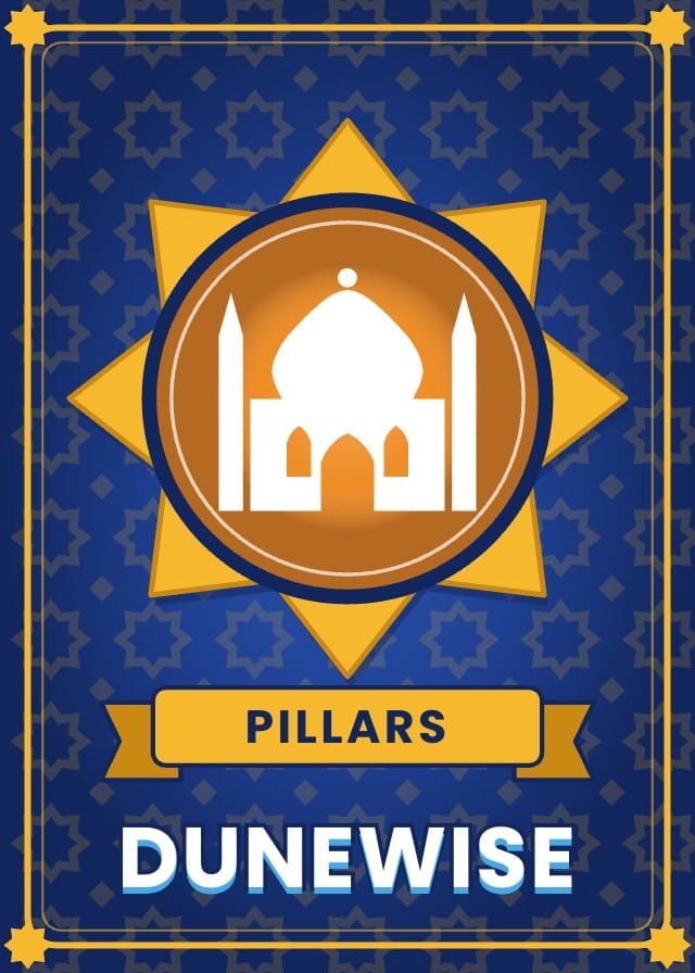 Dunewise Islamic Quiz Game Template card design 8