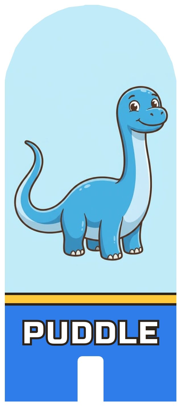Rumblenest Dinosaur Board Game Template token design 2