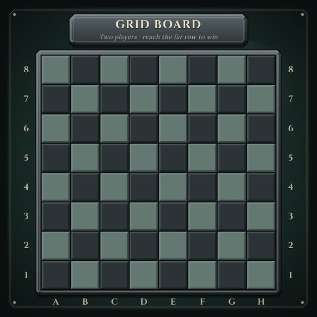 Slatemoor Blank Board Game Template board design 4
