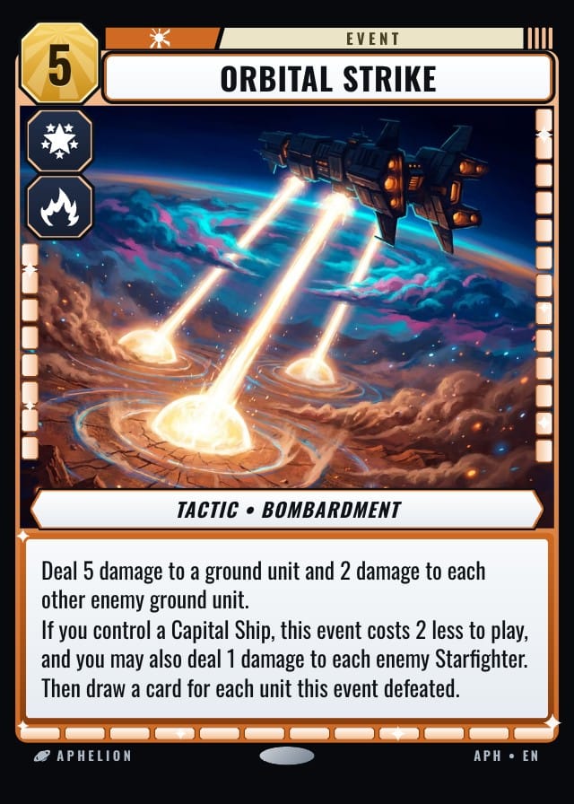 Aphelion Sci-Fi Trading Card Template design 3