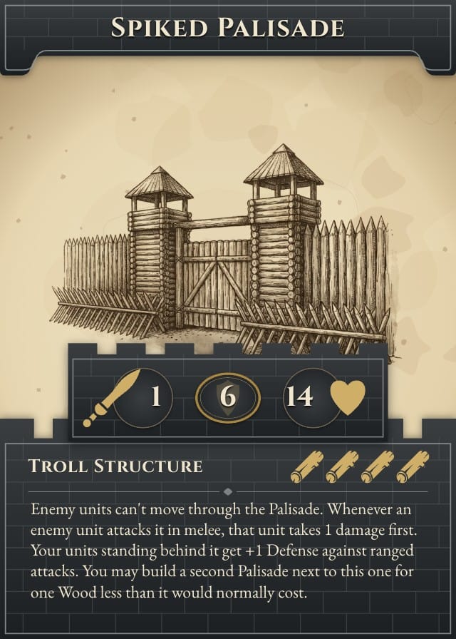 Vellum Medieval Board Game Card Template design 3