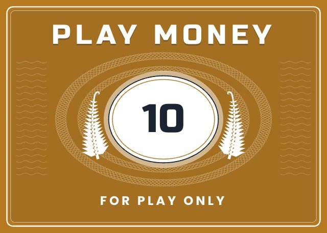 Fernmint Printable Play Money Template design 11