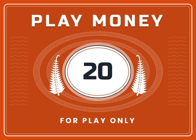 Fernmint Printable Play Money Template design 12