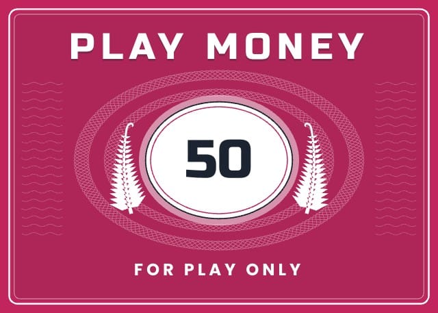 Fernmint Printable Play Money Template design 13