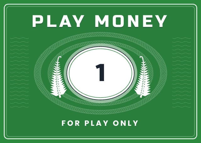 Fernmint Printable Play Money Template design 9