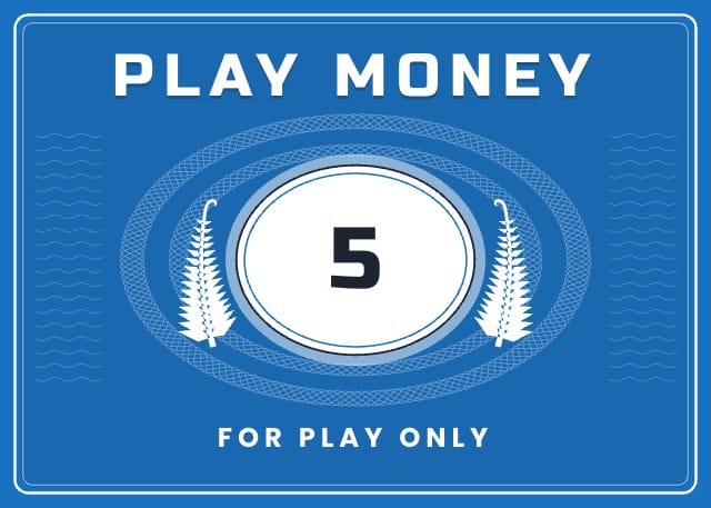 Fernmint Printable Play Money Template design 10