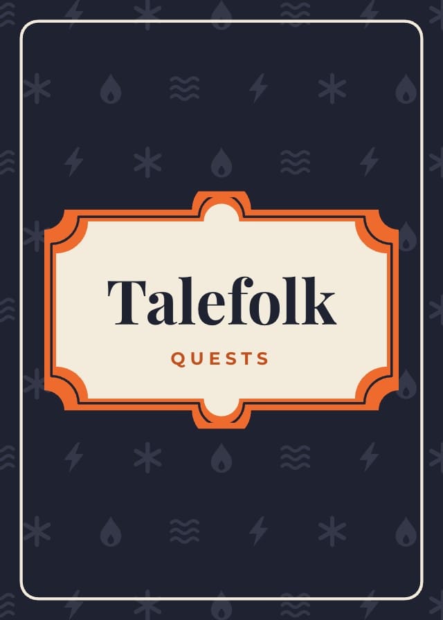 Talefolk Board Game Prototype Template card design 4