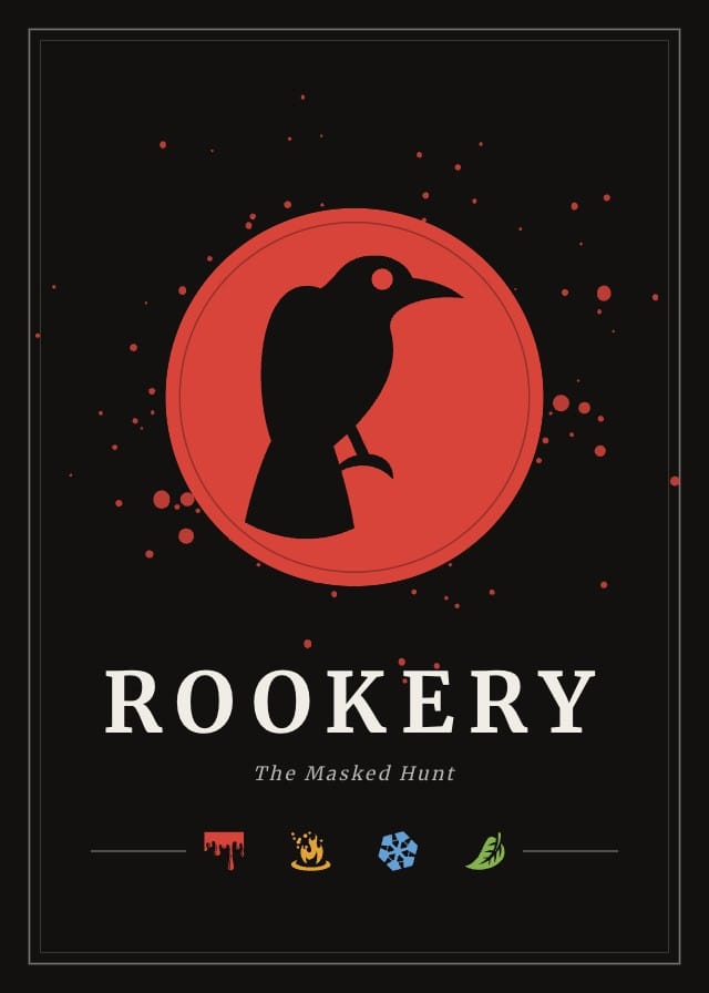 Rookery Dark Fantasy Board Game Card Template design 5