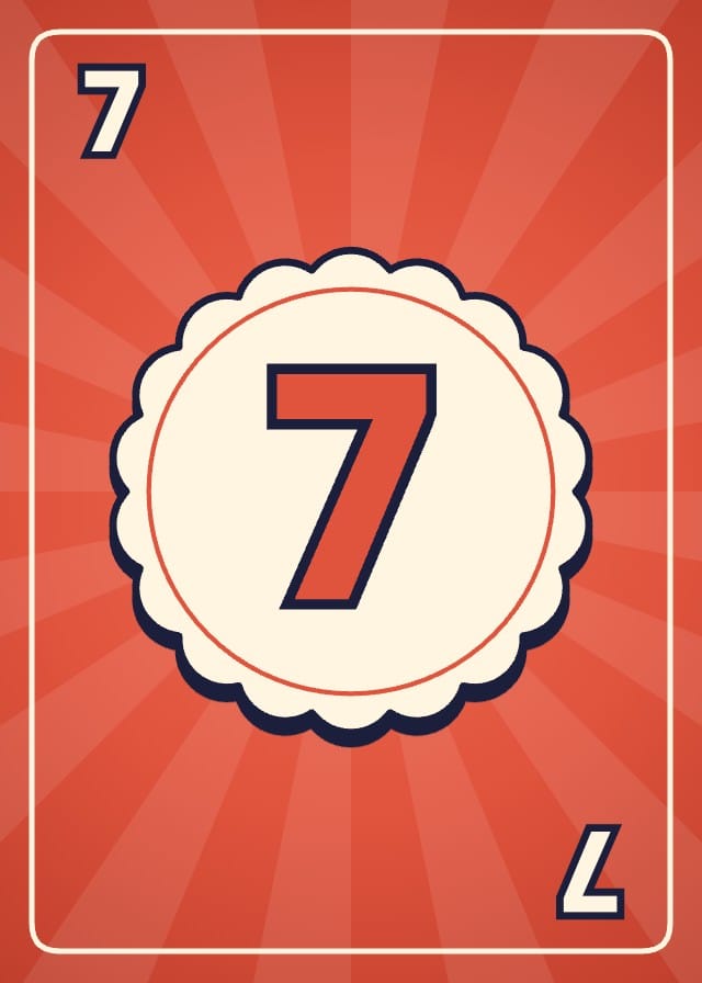 Pinwheel Color-Matching Card Game Template design 2