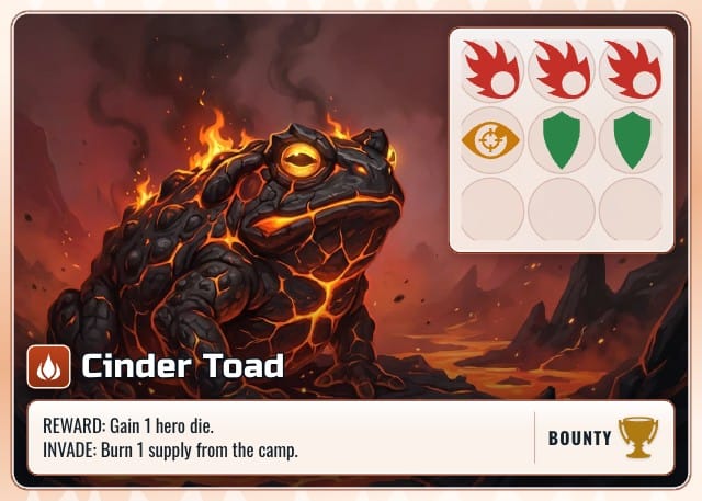 Harrow Enemy Card Template design 1