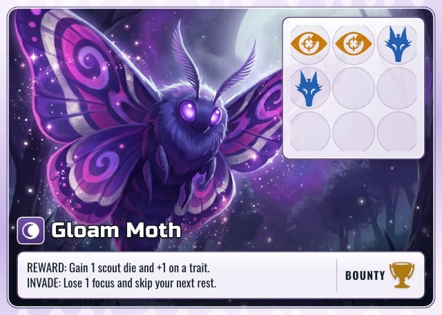 Harrow Enemy Card Template design 3