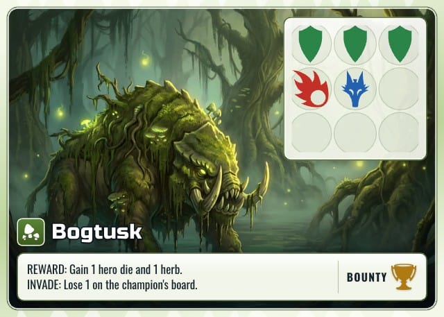 Harrow Enemy Card Template design 4