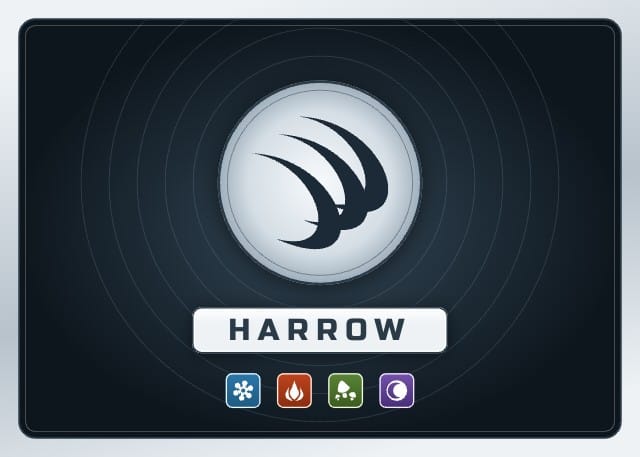 Harrow Enemy Card Template design 5