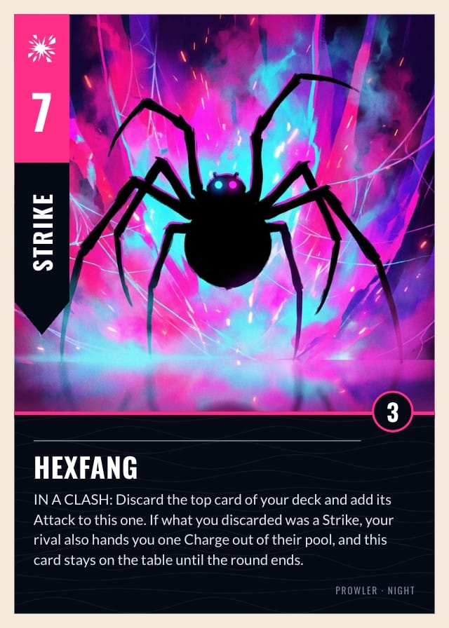 Afterglow Neon Card Game Template design 2