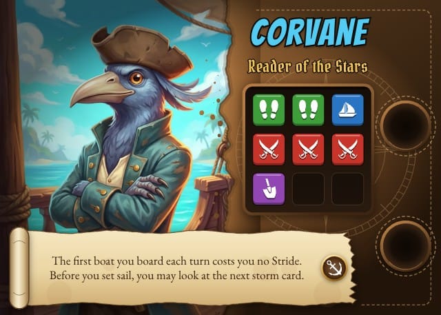 Lodestar Player Board Template design 2