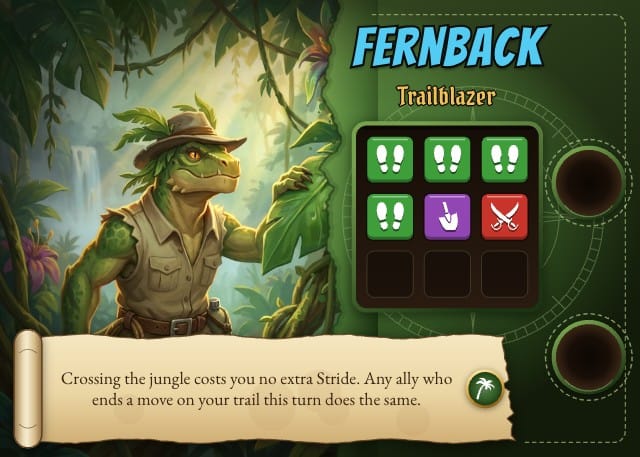 Lodestar Player Board Template design 4