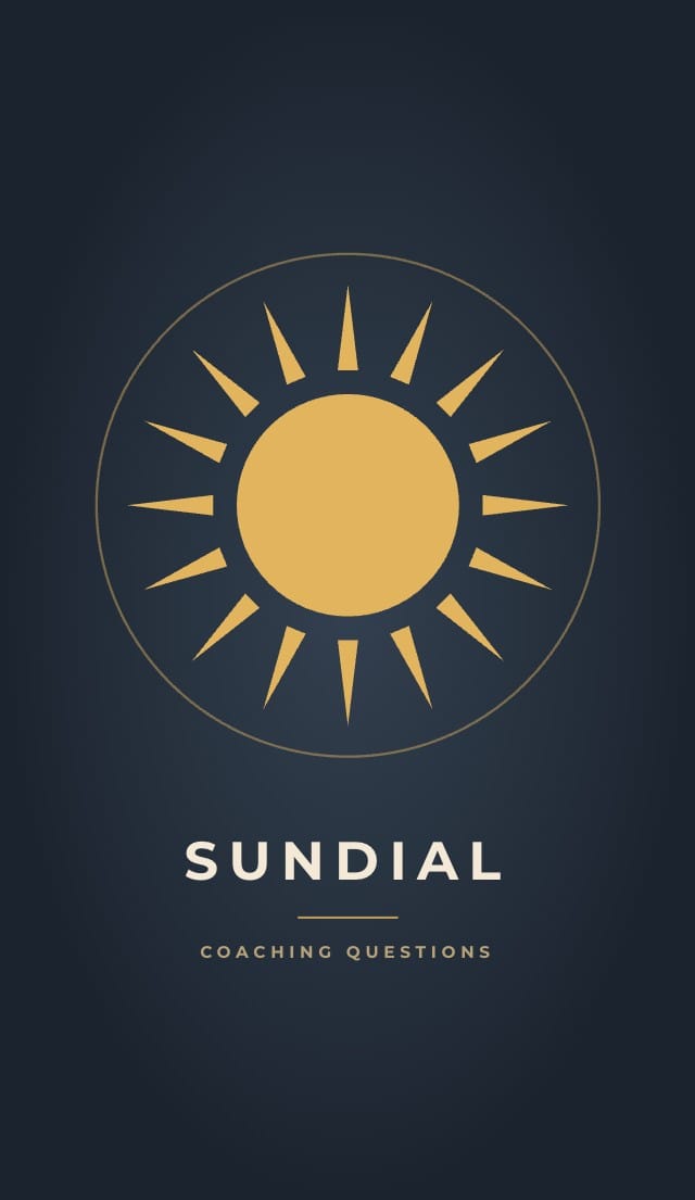 Sundial Project Layout Free Coaching Card Template: Sundial | ShuffleKit