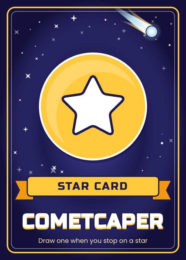 Cometcaper Space Board Game Template card design 7