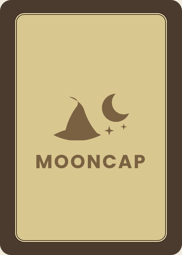 Mooncap Wizard Card Game Template design 5
