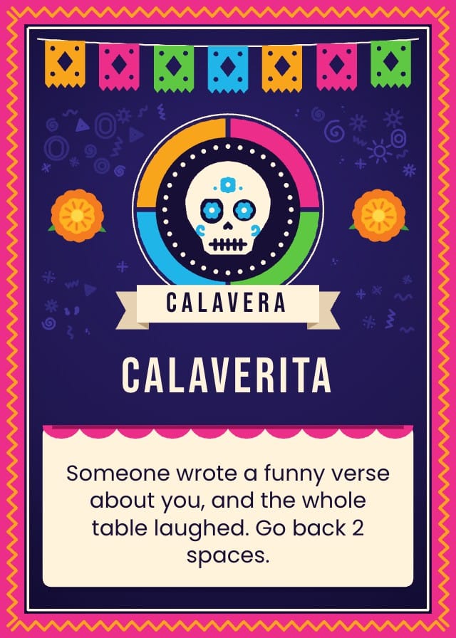Velada Día de los Muertos Game Template card 2