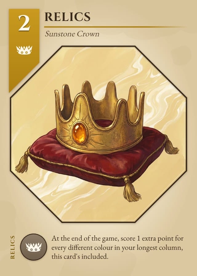 Curio Set-Collection Card Game Template design 4