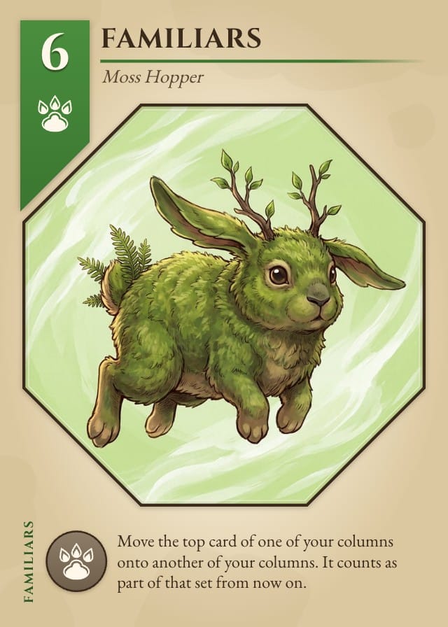 Curio Set-Collection Card Game Template design 5