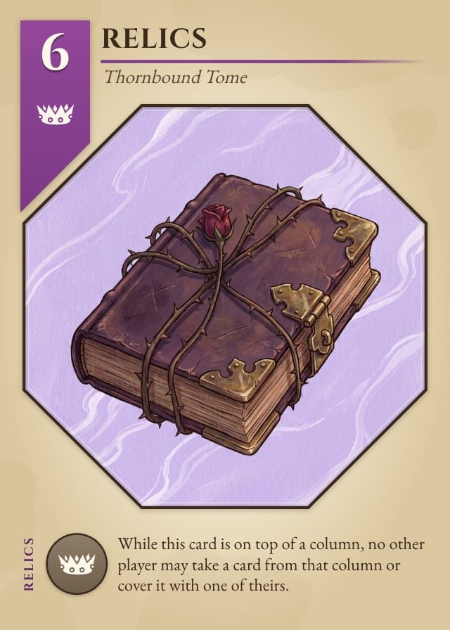Curio Set-Collection Card Game Template design 7