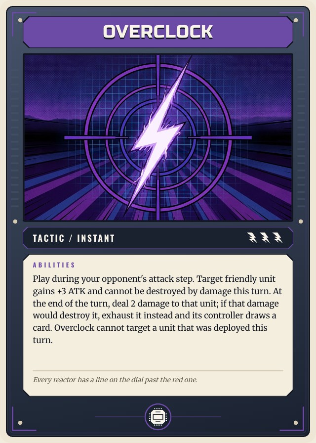 Hardpoint Mecha Trading Card Template design 4