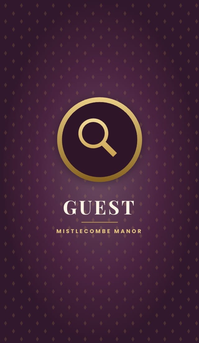 Mistlecombe Printable Murder Mystery Game Template card design 10