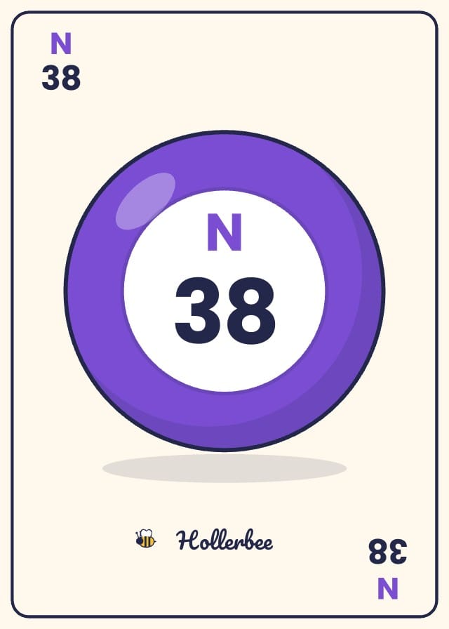 Hollerbee Bingo Card Template card 2