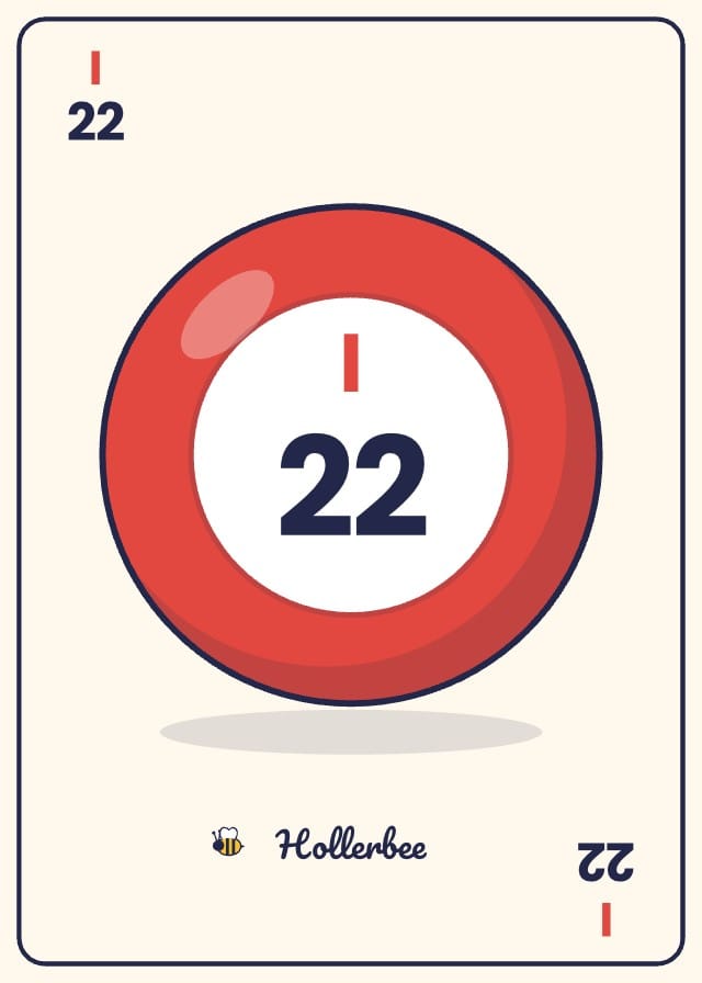 Hollerbee Bingo Card Template card design 4