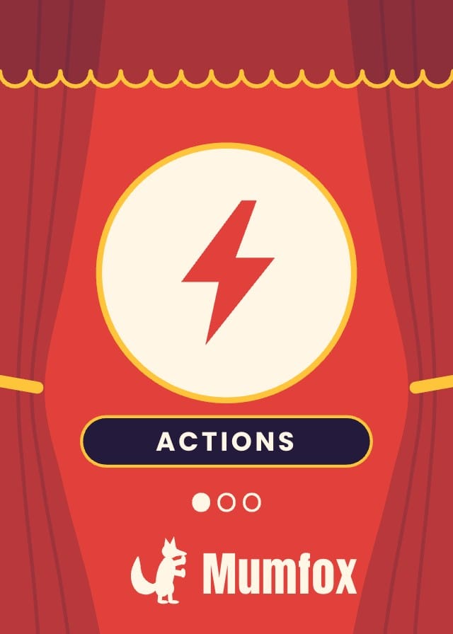 Mumfox Printable Charades Card Template card design 9