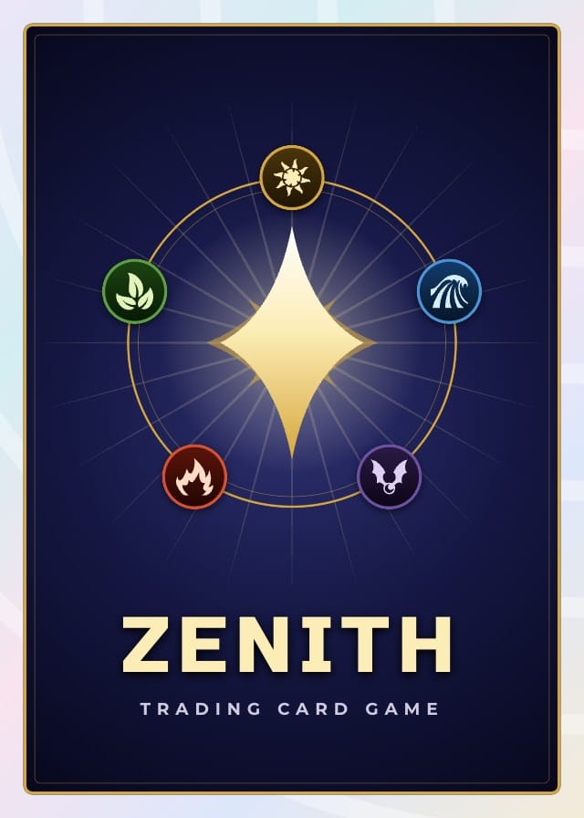 Zenith Anime Trading Card Template design 6