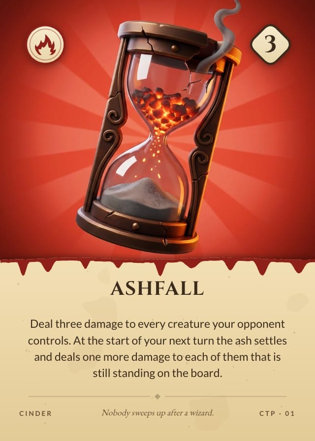 Cantrip Spell Card Game Template design 1