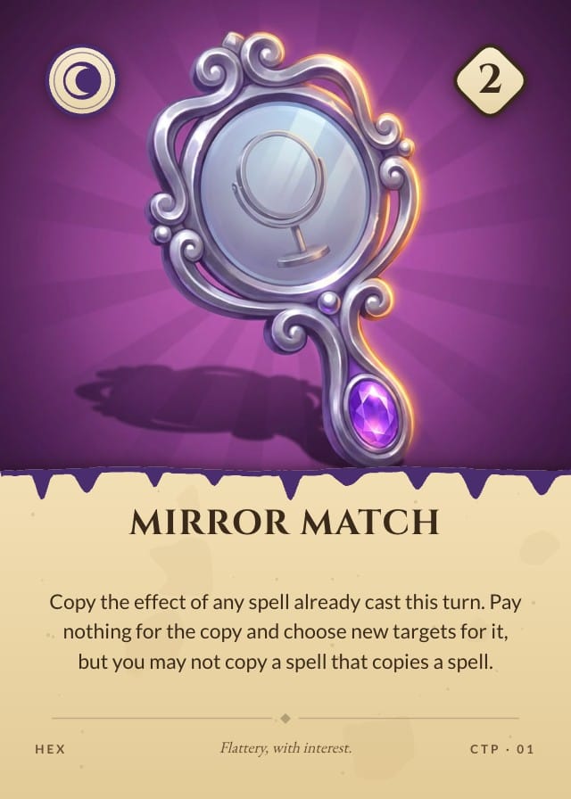 Cantrip Spell Card Game Template design 2