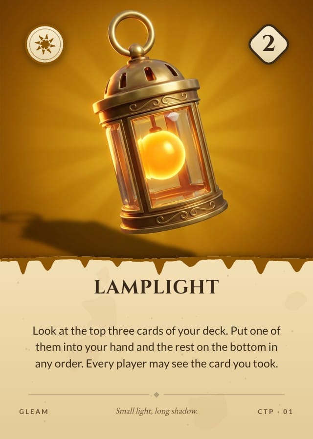 Cantrip Spell Card Game Template design 3