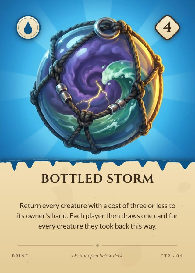 Cantrip Spell Card Game Template design 5