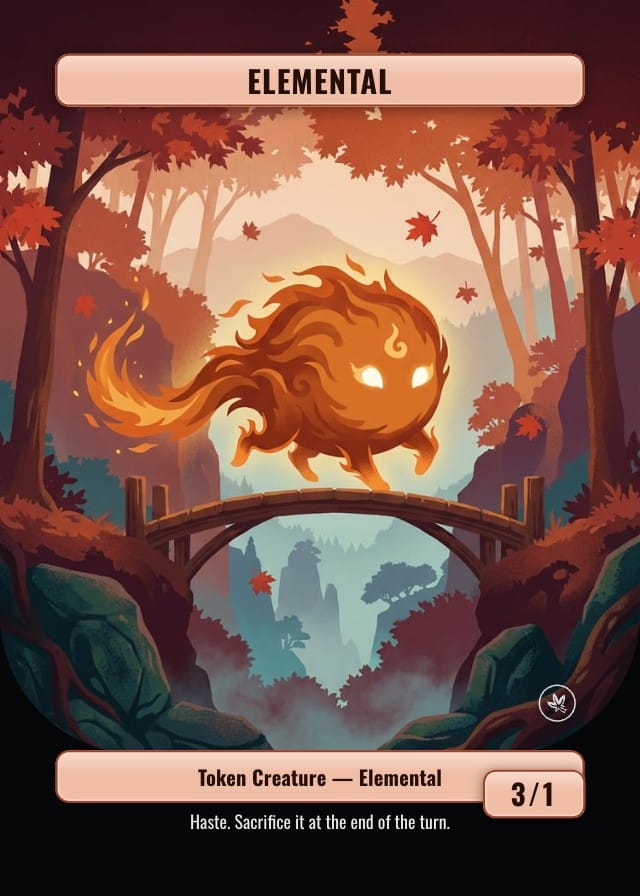 Hushwood Full Art Token Card Template design 4