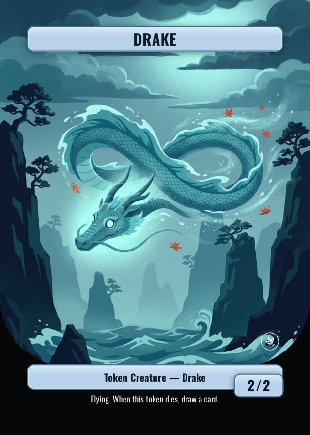 Hushwood Full Art Token Card Template design 5