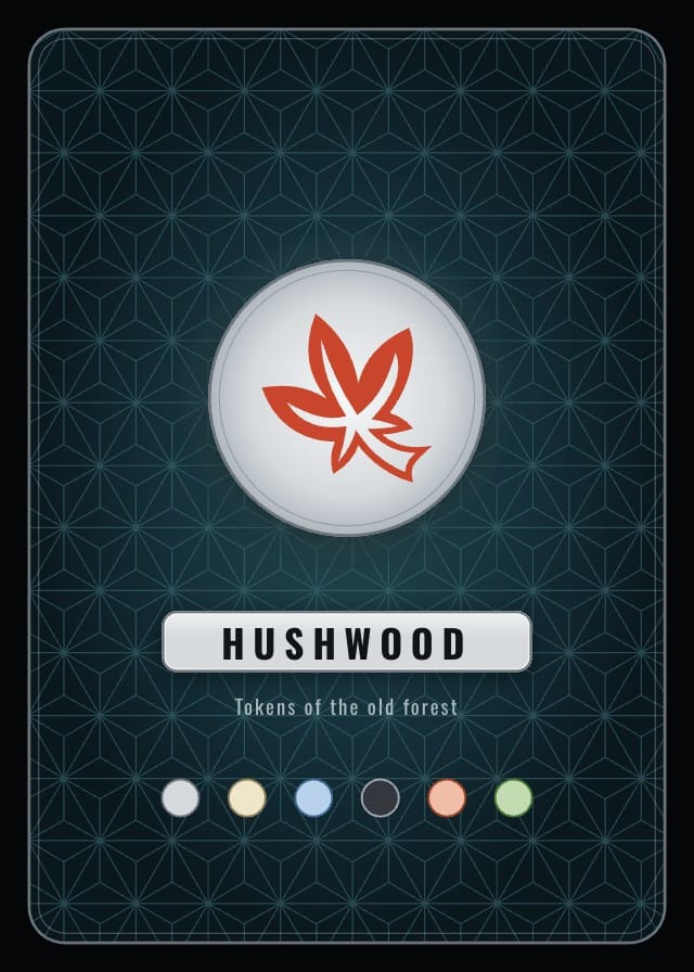 Hushwood Full Art Token Card Template design 7