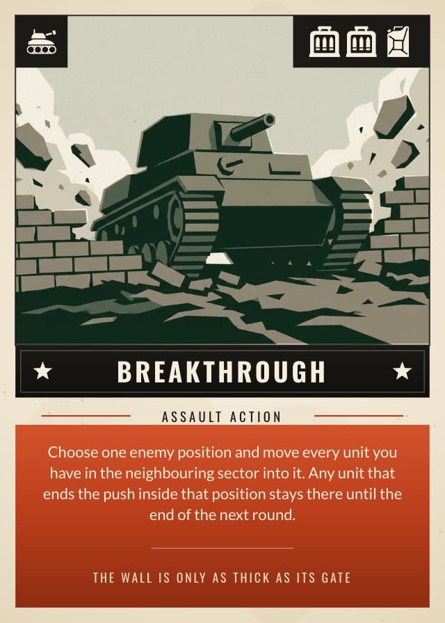 Klaxon Action Card Game Template design 2