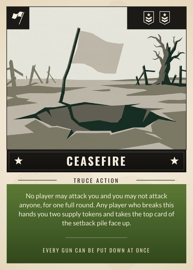 Klaxon Action Card Game Template design 3