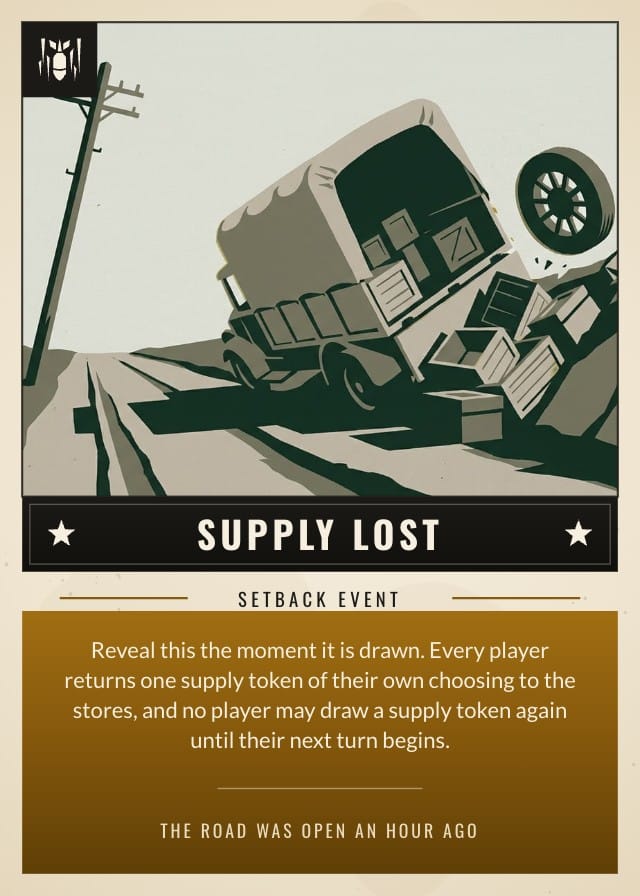 Klaxon Action Card Game Template design 4