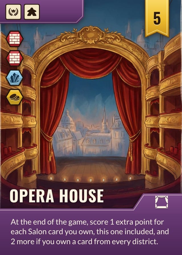 Boulevard Engine-Building Card Game Template design 4