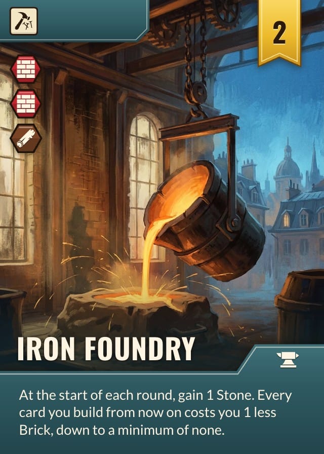 Boulevard Engine-Building Card Game Template design 5