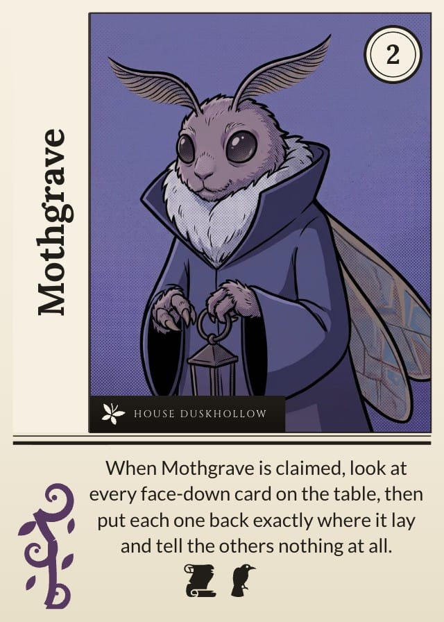 Banneret Party Card Game Template design 3